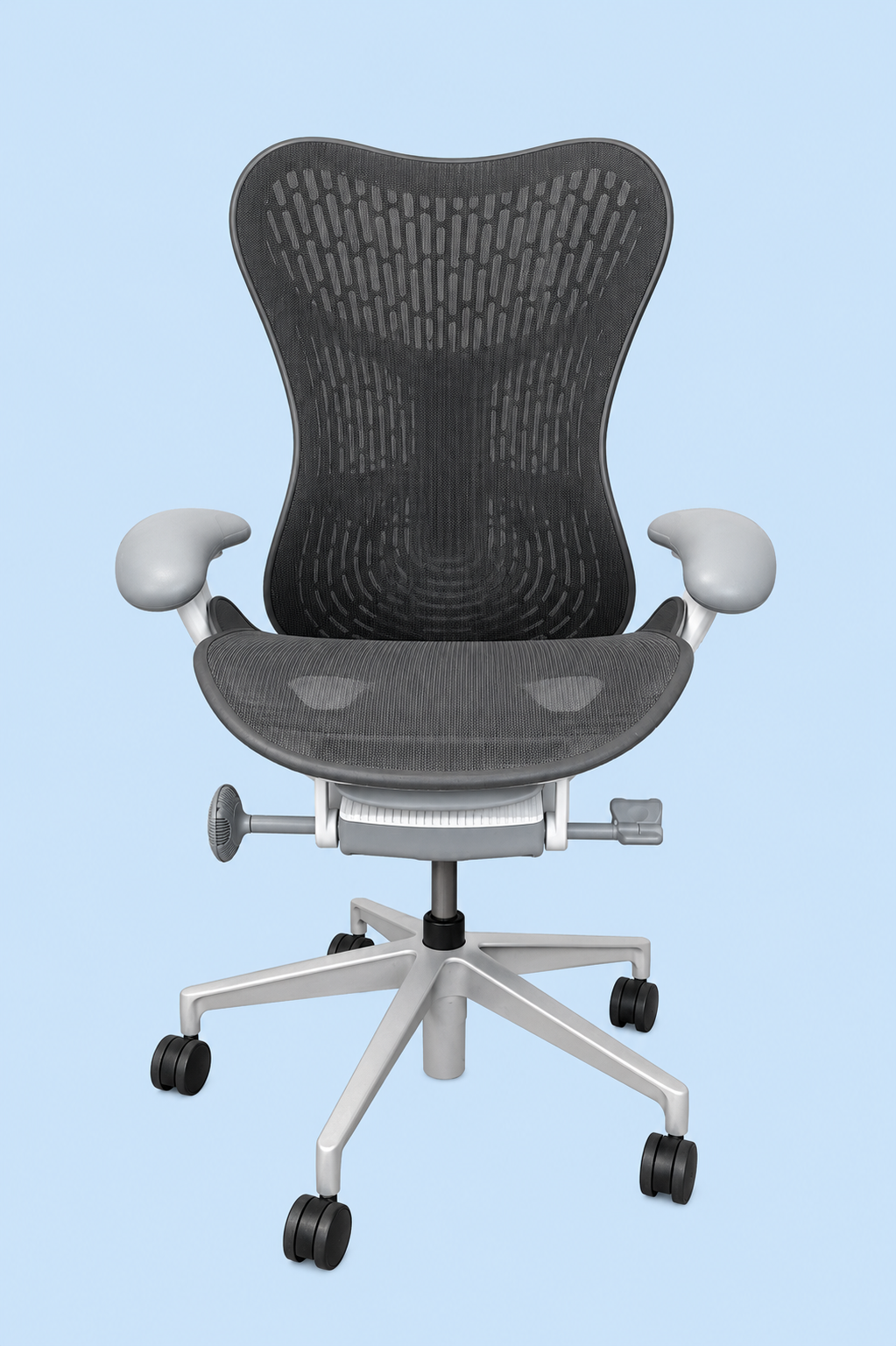 Herman Miller Mirra 2 Grey White Butterfly Zomerdeal